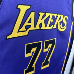 NBA L.A. Lakers Luka Dončić 77# Jersey - Purple