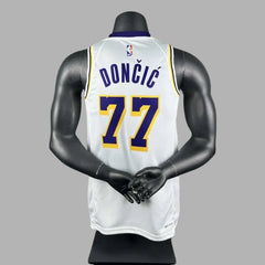 NBA L.A. Lakers Luka Dončić Jersey - White/Gold