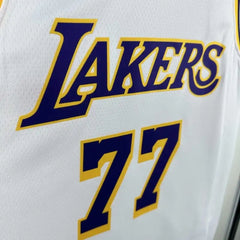 NBA L.A. Lakers Luka Dončić Jersey - White/Gold