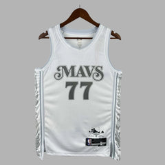 NBA Dallas Mavericks 77# DONCIC Jersey - White