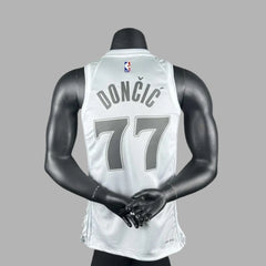 NBA Dallas Mavericks 77# DONCIC Jersey - White