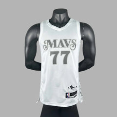NBA Dallas Mavericks 77# DONCIC Jersey - White
