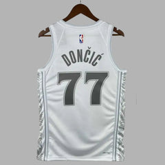 NBA Dallas Mavericks 77# DONCIC Jersey - White