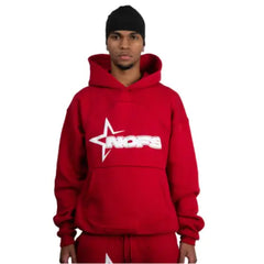White and Red NOFS Hoodie