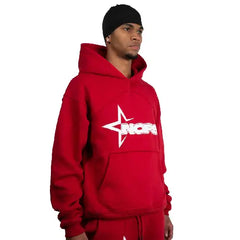 White and Red NOFS Hoodie