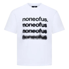 White Noneofus Blurred T-shirt
