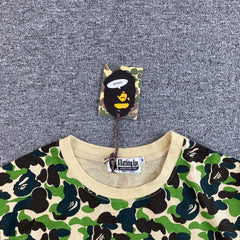 Bape 1st Camo One Point Tee Green