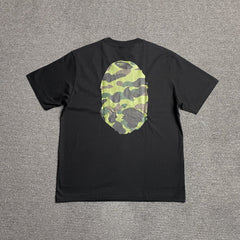 Bape Camo Big Ape Head Tee Black