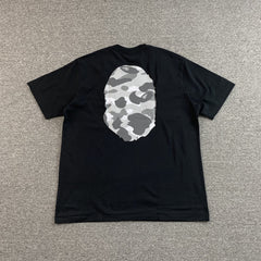 Bape Camo Big Ape Head Tee Black