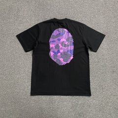 Bape Camo Big Ape Head Tee Black
