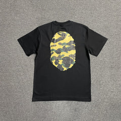 Bape Camo Big Ape Head Tee Black
