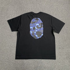 Bape Camo Big Ape Head Tee Black