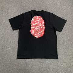 Bape Camo Big Ape Head Tee Black