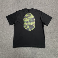 Bape Camo Big Ape Head Tee Black