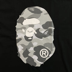 Bape Camo Big Ape Head Tee Black