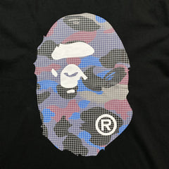 Bape Camo Big Ape Head Tee Black