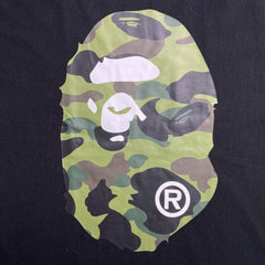 Bape Camo Big Ape Head Tee Black