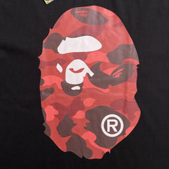 Bape Camo Big Ape Head Tee Black