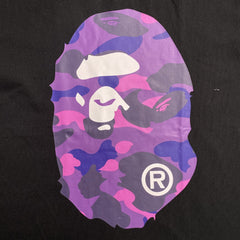 Bape Camo Big Ape Head Tee Black