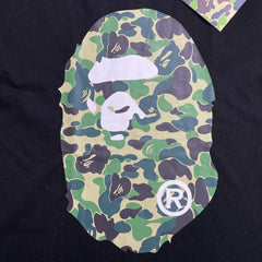 Bape Camo Big Ape Head Tee Black