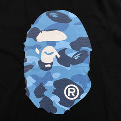 Bape Camo Big Ape Head Tee Black