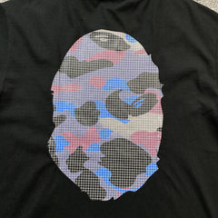 Bape Camo Big Ape Head Tee Black