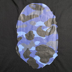 Bape Camo Big Ape Head Tee Black