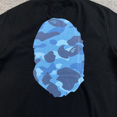 Bape Camo Big Ape Head Tee Black