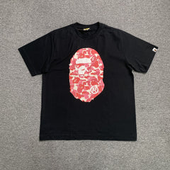 Bape Camo Big Ape Head Tee Black