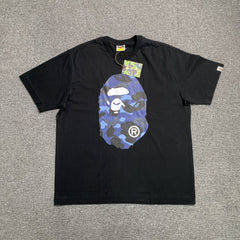 Bape Camo Big Ape Head Tee Black