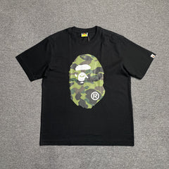Bape Camo Big Ape Head Tee Black