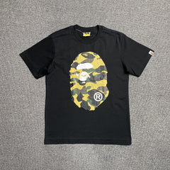 Bape Camo Big Ape Head Tee Black