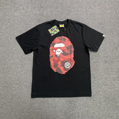 Bape Camo Big Ape Head Tee Black