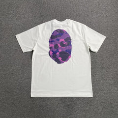 Bape Camo Big Ape Head Tee White