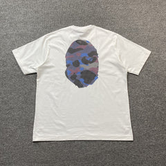 Bape Camo Big Ape Head Tee White