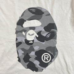 Bape Camo Big Ape Head Tee White