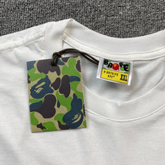 Bape Camo Big Ape Head Tee White