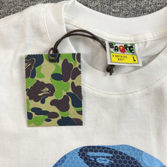 Bape Camo Big Ape Head Tee White