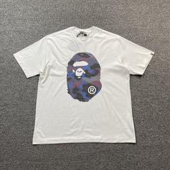 Bape Camo Big Ape Head Tee White