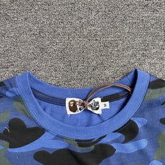 Bape Color Camo Tee Blue