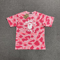 Bape Color Camo Tee Pink