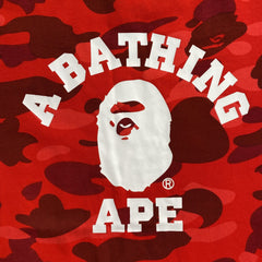 Bape Color Camo Tee Red