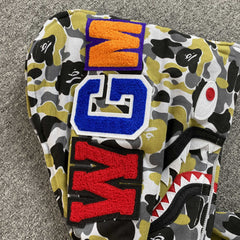 Bape Ginza Separate Shark Full Zip Hoodie Multicolor