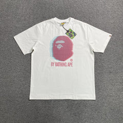 Bape Glitch Art Tee White