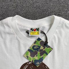 Bape Hand Draw Tee White
