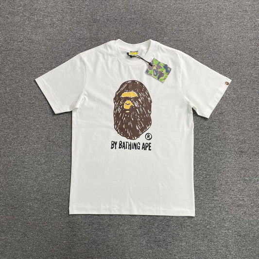 Bape Hand Draw Tee White