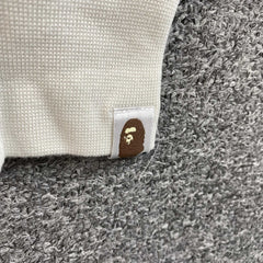 Bape Harajuku Separate Shark Full Zip Hoodie White