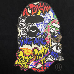 Bape Lux Sport Ape Head Tee Black