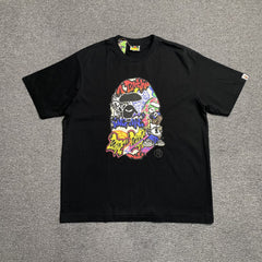 Bape Lux Sport Ape Head Tee Black