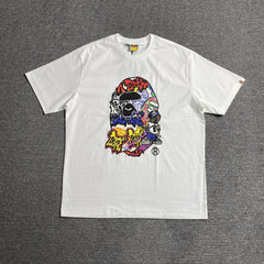 Bape Lux Sport Ape Head Tee White